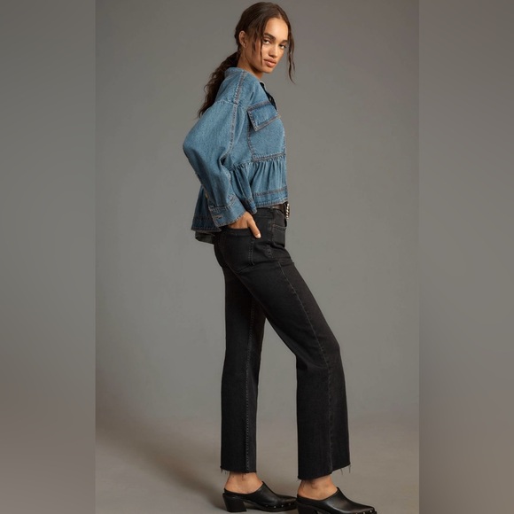 The Annie High-Rise Straight-Leg Jeans by Pilcro - Picture 4 of 10
